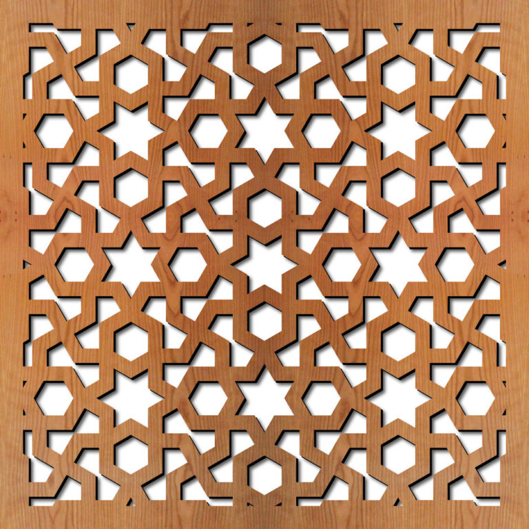 Arabic Geometric Laser Cut Pattern Dxf File ARABIC CNC