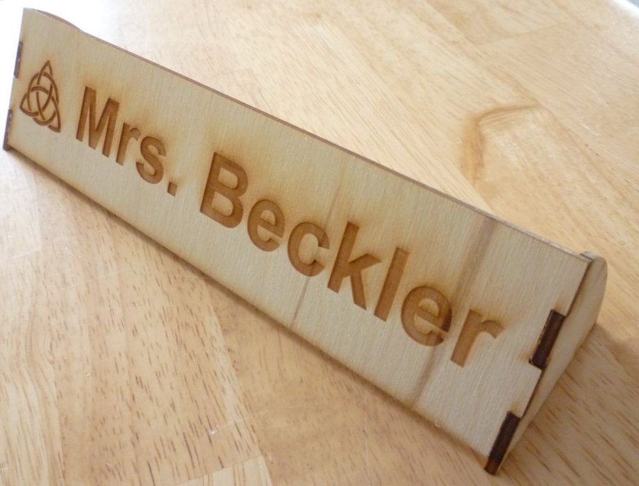 Desk Name Plate Template Free Customizable