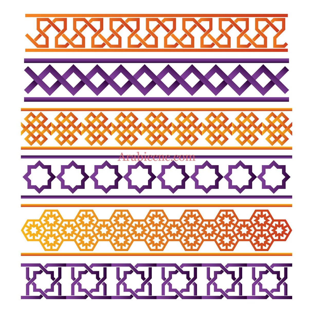 PATTERN ARABESQUE FREE VECTOR DXF - ARABIC CNC