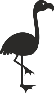 Bird Silhouette Vector Free DXF File    for Free Download