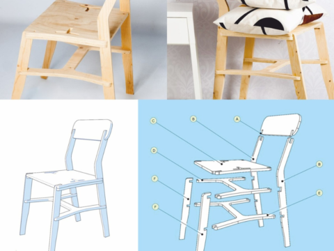 Chair x-chair Free DXF File    for Free Download