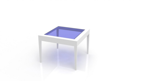 Coffee Table With Glass Free DXF File    for Free Download