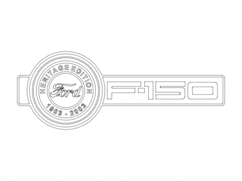 Ford Heritage Logo Free DXF File    for Free Download