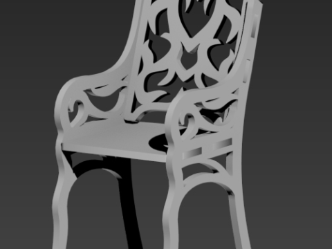 Laser Cut Stul Chair Free DXF File    for Free Download
