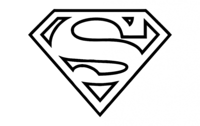 Super Man Logo Free DXF File    for Free Download