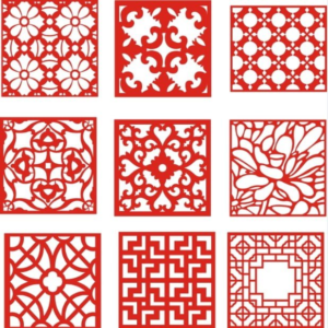 Laser Cut Pattern Screen 111 Free DXF File    for Free Download