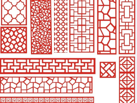Laser Cut Pattern Screen 112 Free DXF File    for Free Download