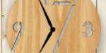 Simple Wall Clock Laser Cnc Router Cut Free DXF File    for Free Download