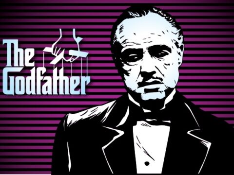 Marlon Brando Godfather Poster Free Vector
