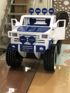 Laser Cut Monster Truck Toy DXF File