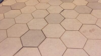 Laser Cut Wooden Honeycomb Floor Free Vector