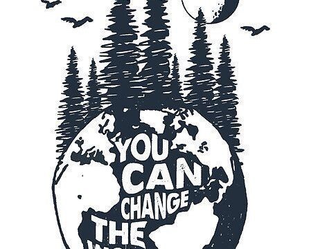 Laser Cut You Can Change The World Quote DXF File