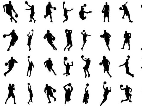 Basketball Silhouettes Free Vector