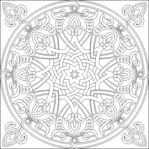 Islamic Decorative Pattern DWG File