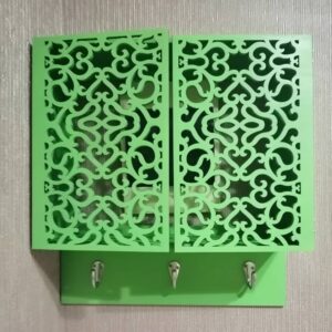 Laser Cut Wall-Mounted Key Cabinet DXF File