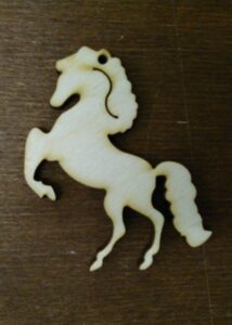 Laser Cut Wooden Decor Horse Free Vector