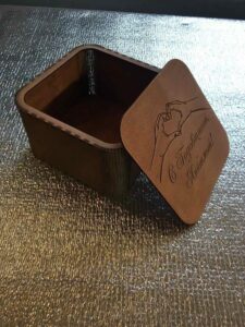 Laser Cut Decorative Gift Box With Lid Free Vector