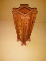 Laser Cut Wooden Vase Free Vector