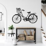 Laser Cut Bicycle Wall Decor Free Vector