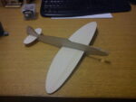 Balsa Spitfire Glider 2 6mm DXF File