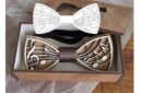 Laser Cut Wooden Bow Tie Template Free Vector