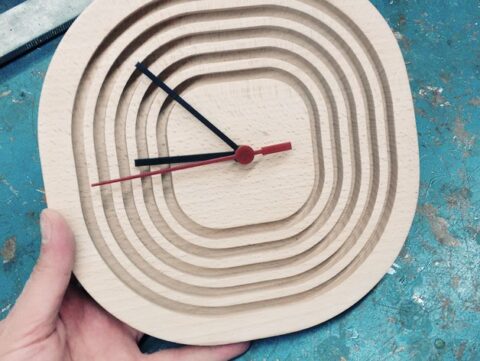 Step Clock DXF File