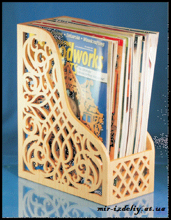 Magazine Box Scroll Saw Pattern Laser Cut PDF File