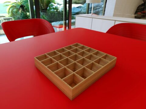 Laser Cut Box for Small Items Plywood 4mm Free Vector