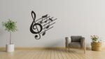 Laser Cut Music Notes Wall Art Free Vector