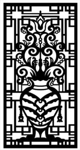 Decorative Screen Laser Cutting Pattern SVG File