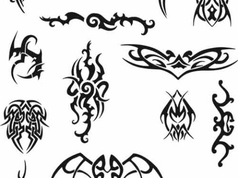 Tribal Tattoo Designs Free Vector