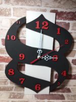 Laser Cut Decorative Modern And Contemporary Wall Clock Free Vector