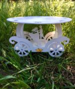Laser Cut Carriage Cake Stand Template 3 and 6mm Free Vector