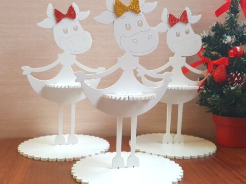 Laser Cut Christmas Napkin Holder Christmas Table Decorations Free Vector