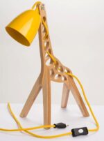 Laser Cut Giraffe Lamp Template Free Vector