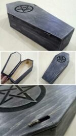 Laser Cut Coffin 4mm Template Free Vector