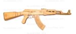 Laser Cut AK-47 Rifle Free Vector