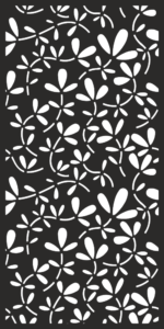 Floral Screen Pattern Free Vector