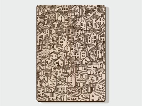 Laser Engraving Pattern For Notebook Cover Free Vector