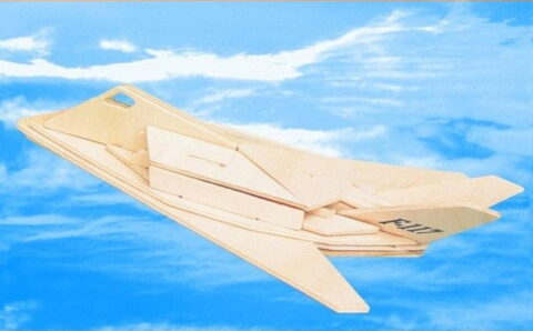 F-117 Aircraft Laser Cut PDF File