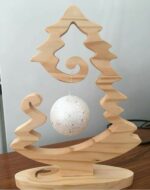 Laser Cut Christmas Tree Bauble Holder Christmas Bauble Stand Free Vector