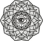Mystical Mandala Masson Free Vector