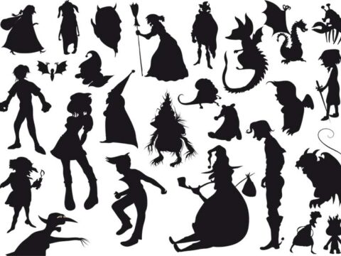 Witch Silhouettes Free Vector