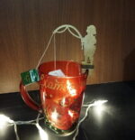 Laser Cut Cute Mug Hanging Tea Bag Holders Free Vector