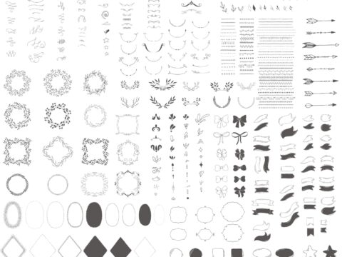 Decoration Toolkit Pack Free Vector