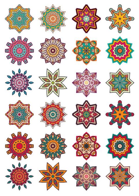 Ornament vectors set Free Vector