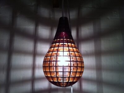 Teardrop Pendant Light Laser Cut DXF File