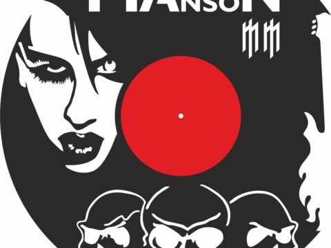 Laser Cut Marilyn Manson Vinyl Record Wall Clock Free Vector