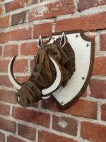 Wooden Warthog Head Wall Trophy Laser Cutting Template Free Vector