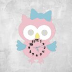 Laser Cut Wall Clock Owl Free Vector